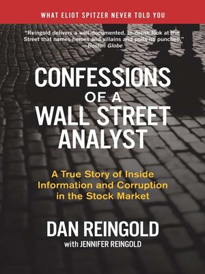cover image of Confessions of a Wall Street Analyst